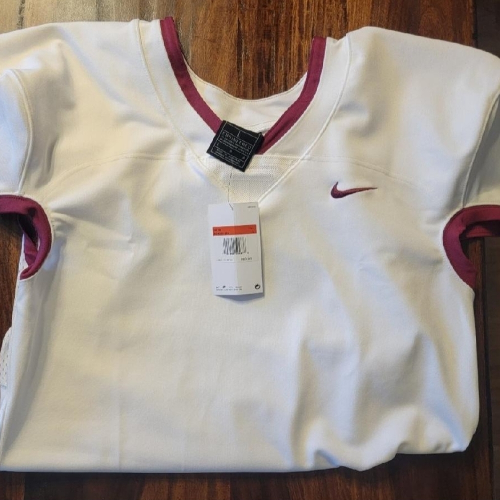 Nike Vapor Untouchable Mens Football Practice Jersey White AO4800-104 NEW Sz L